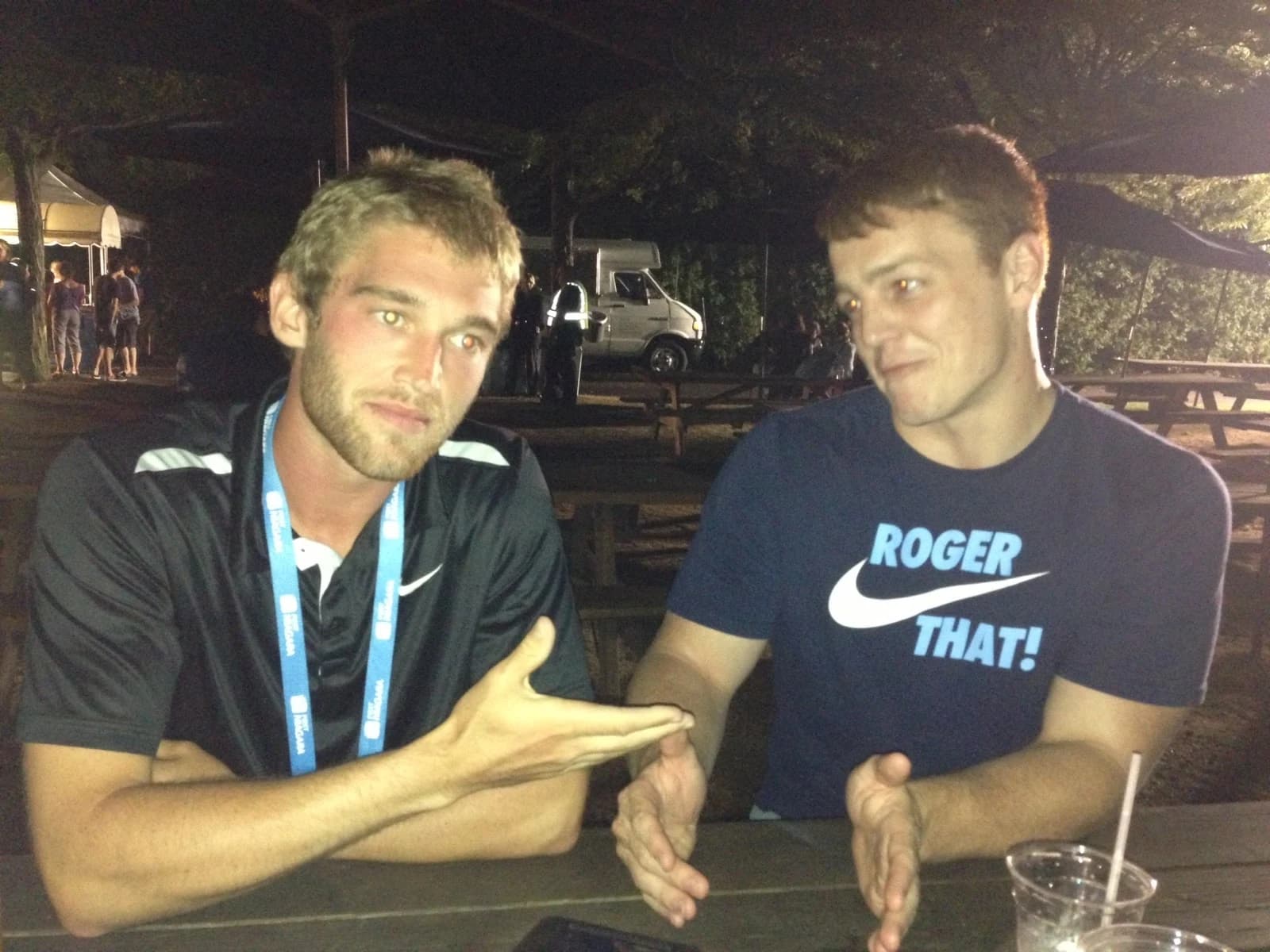 Gabe Youel with Sam Sweeney